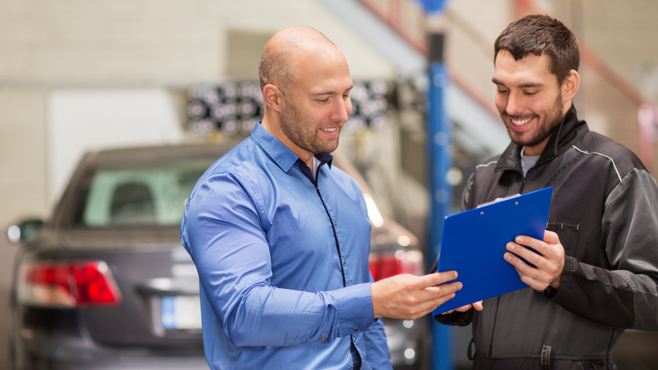 Cuidados confiáveis com o carro e assistência on-line